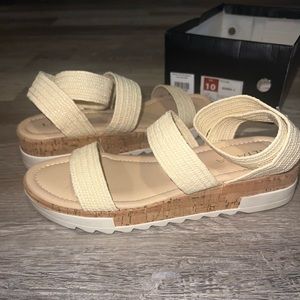Cork Platform Sandals
